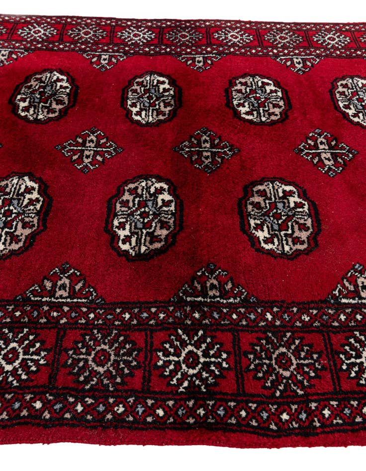 Detail image of  3' 2 x 5' 1  Hand Knotted Torkaman Wool Rug