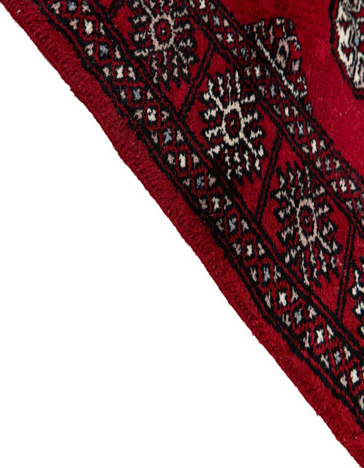 Detail image of  3' 2 x 5' 1  Hand Knotted Torkaman Wool Rug