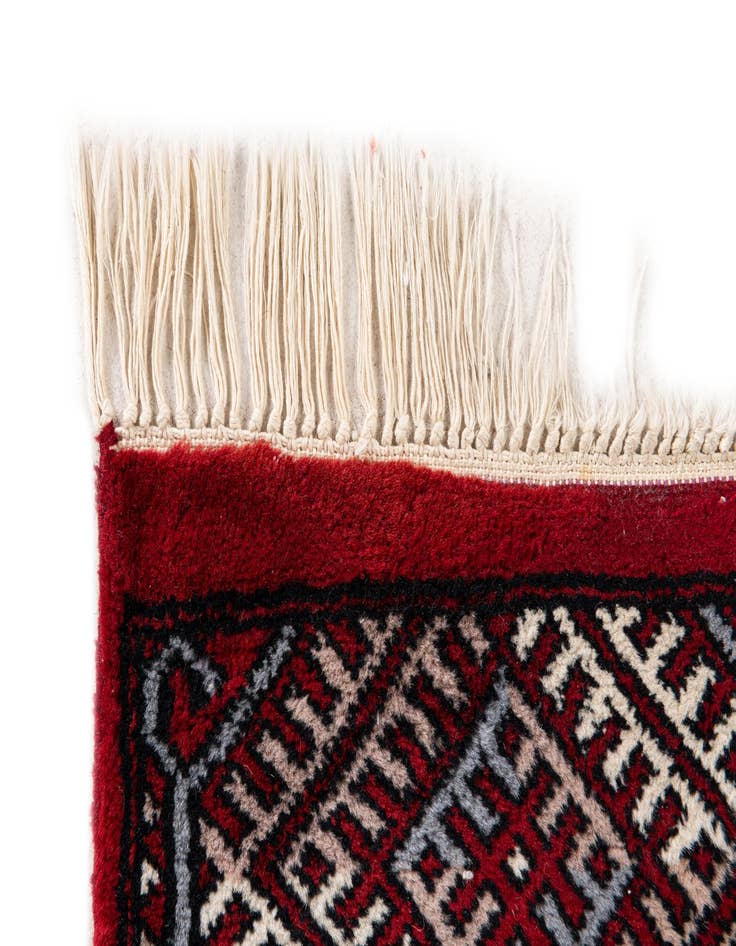 Detail image of  3' 2 x 5' 1  Hand Knotted Torkaman Wool Rug