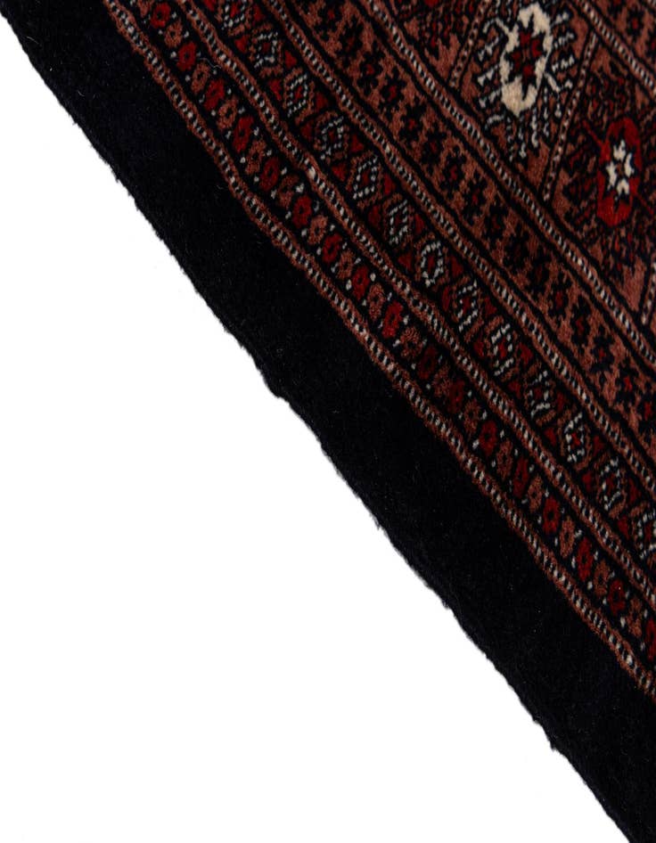 Detail image of  6' 1 x 8' 7  Hand Knotted Torkaman Persian Wool Rug