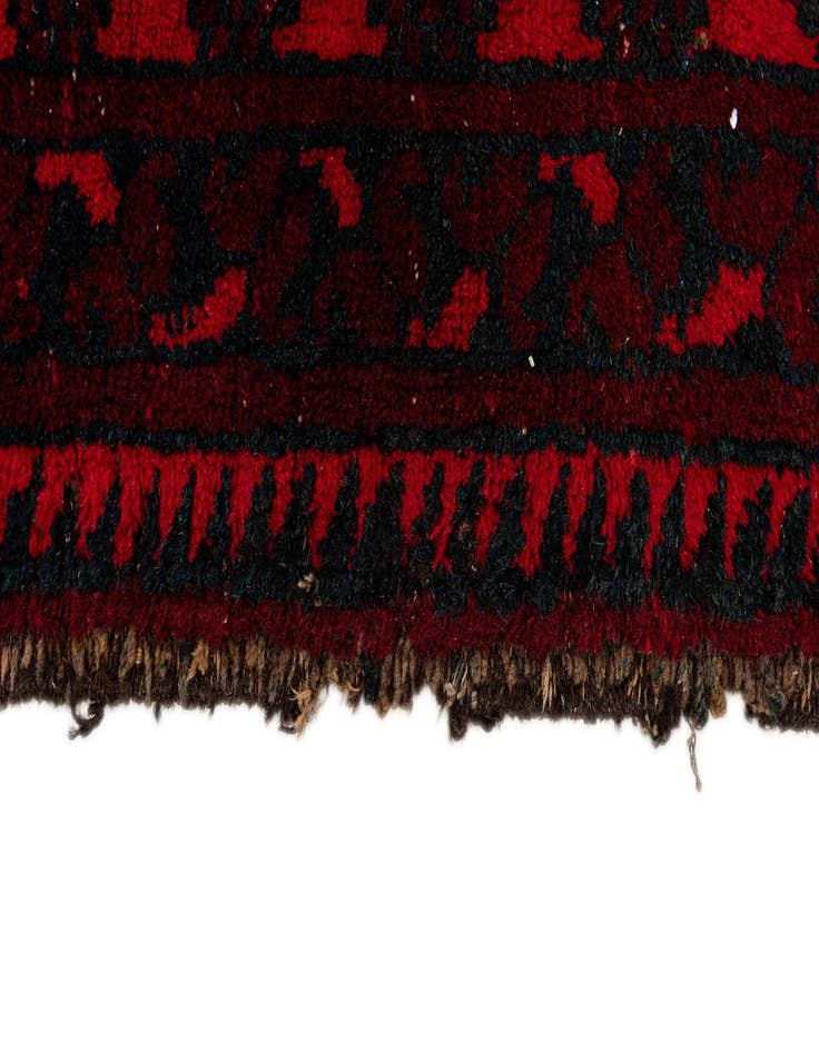 Detail image of  7' 5 x 9' 7  Hand Knotted Torkaman Persian Wool Rug