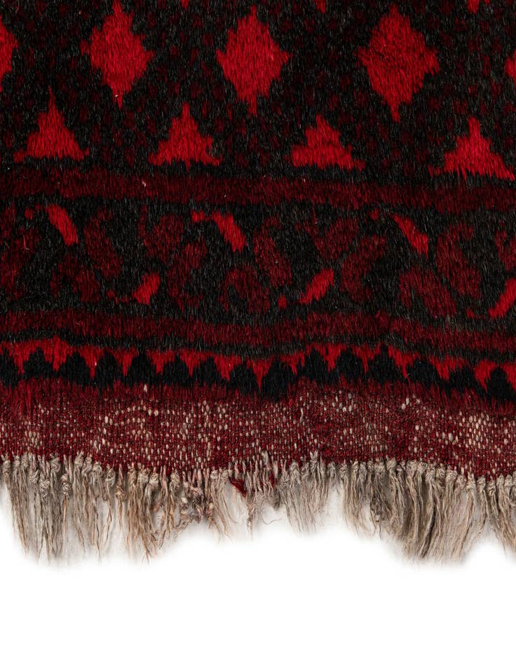 Detail image of  7' 5 x 9' 7  Hand Knotted Torkaman Persian Wool Rug