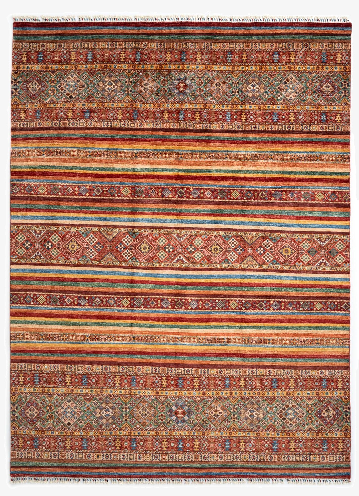  8' 10 x 11' 11 Torkaman Wool Rug