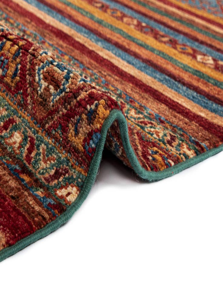 Detail image of 5' 8 x 8' Torkman Wool Rug