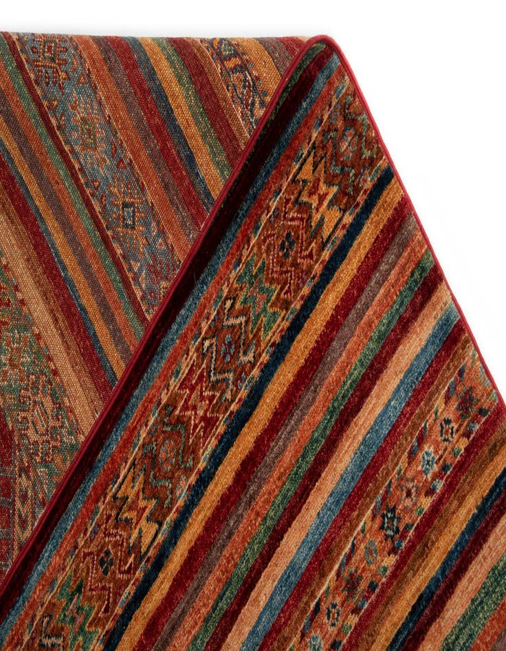 Detail image of  8' 10 x 11' 5 Torkman Wool Rug