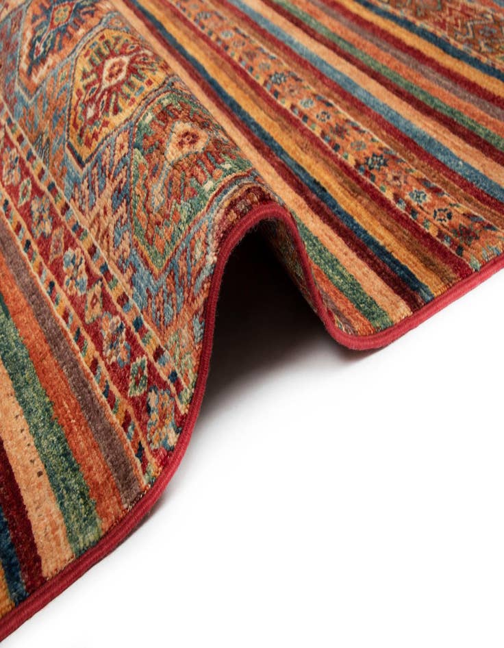 Detail image of  8' 10 x 11' 5 Torkman Wool Rug