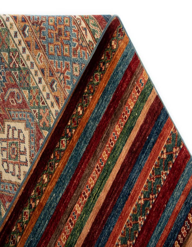 Detail image of  8' 8 x 12' Torkman Wool Rug