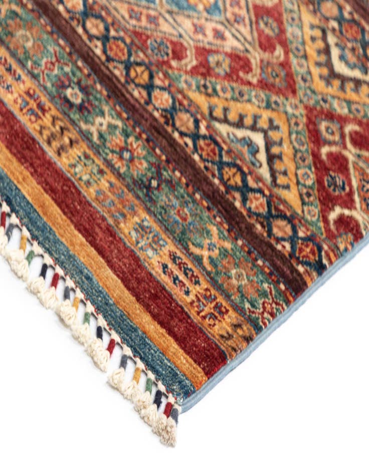 Detail image of  6' 8 x 9' 7 Torkman Wool Rug