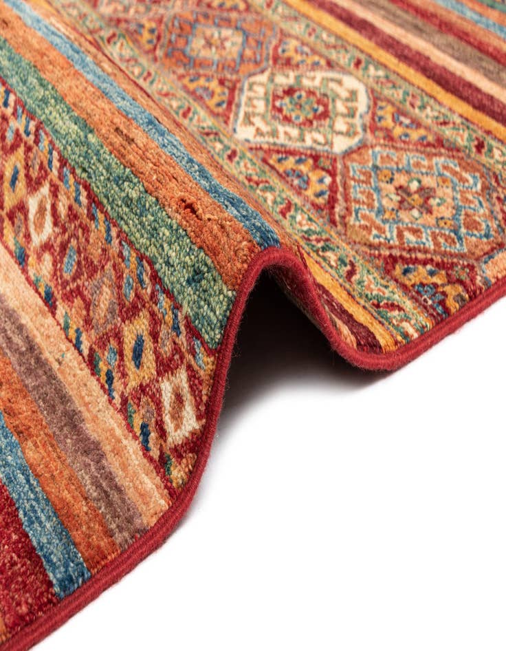 Detail image of  7' x 9' 5 Torkman Wool Rug