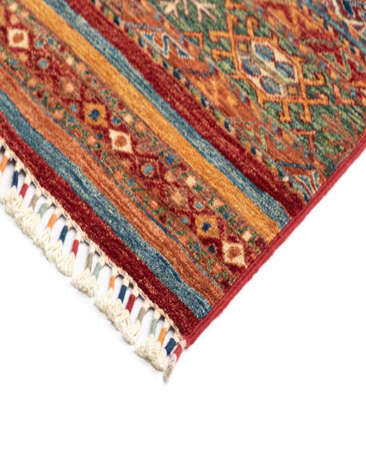 Detail image of  7' x 9' 5 Torkman Wool Rug