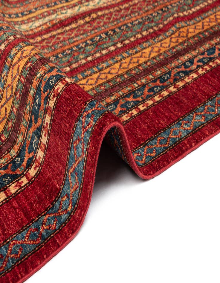 Detail image of  6' 4 x 9' 7 Torkman Wool Rug