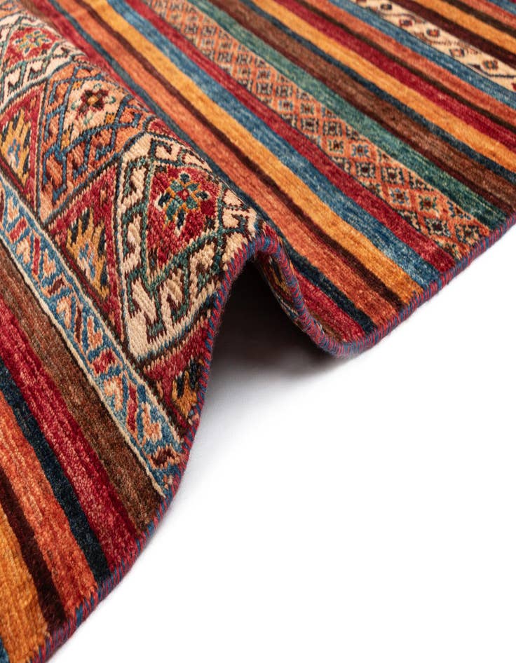 Detail image of  6' 8 x 9' 11 Torkman Wool Rug