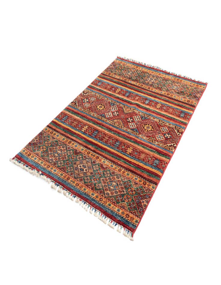 Detail image of  3' 9 x 5' 7 Torkman Wool Rug