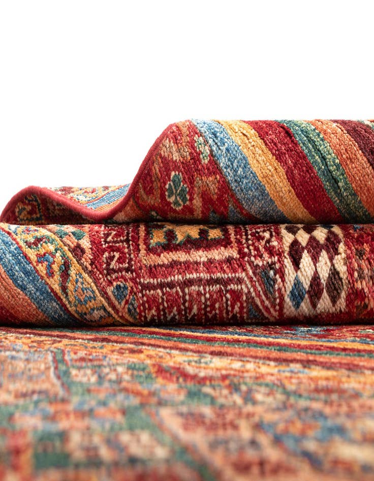 Detail image of  3' 9 x 5' 7 Torkman Wool Rug