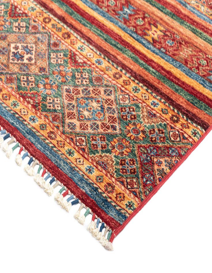 Detail image of  3' 9 x 5' 7 Torkman Wool Rug