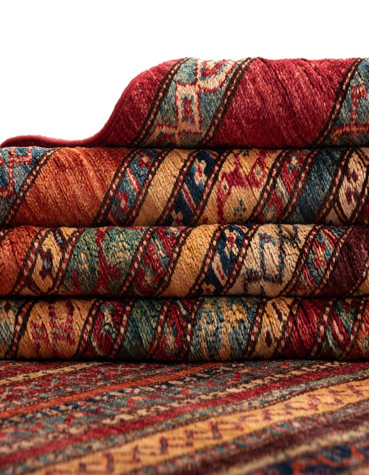 Detail image of  11' 9 x 14' 7 Torkman Wool Rug