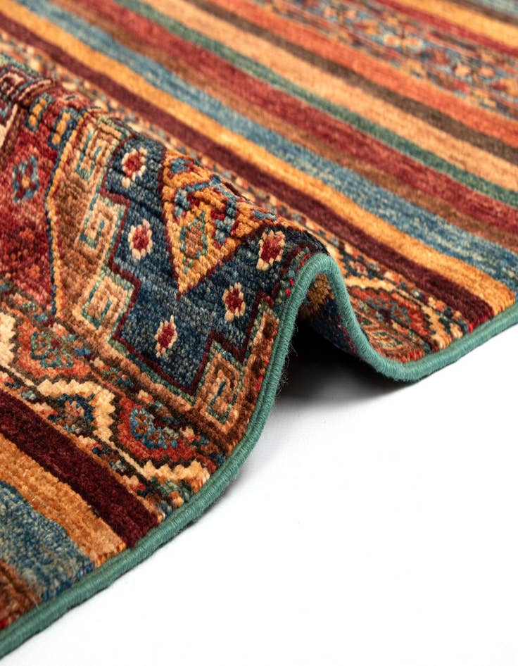 Detail image of  5' 9 x 7' 7 Torkman Wool Rug