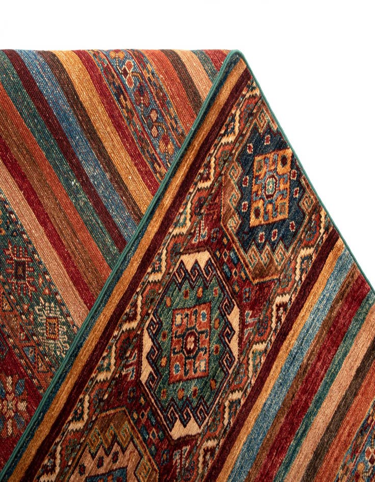 Detail image of  5' 9 x 7' 7 Torkman Wool Rug