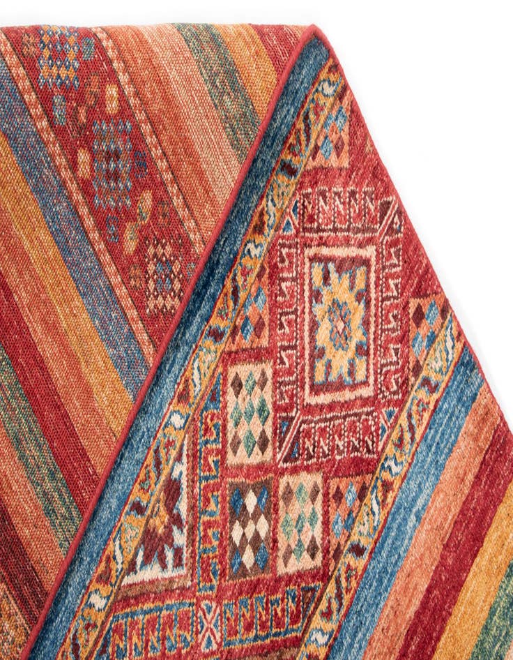 Detail image of  8' 2 x 9' 9 Torkman Wool Rug