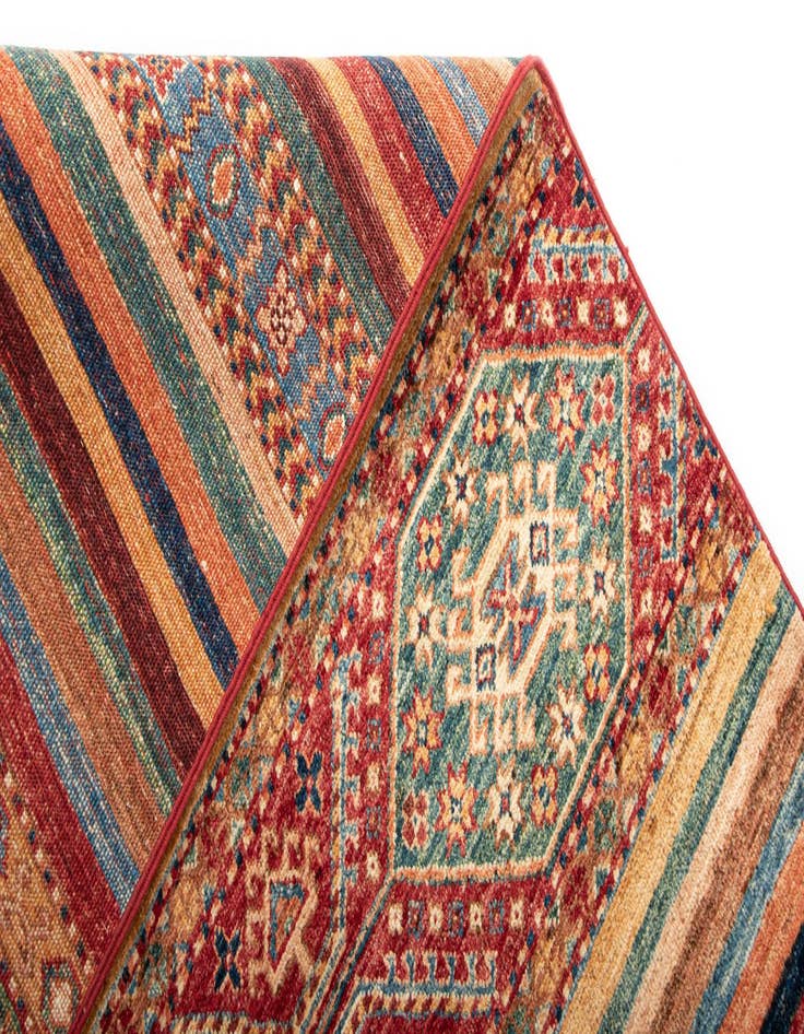 Detail image of  8' 1 x 9' 8 Torkman Wool Rug