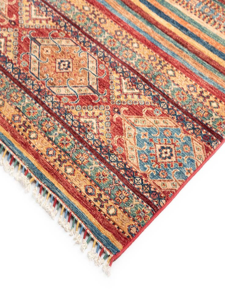 Detail image of  8' 1 x 9' 8 Torkman Wool Rug