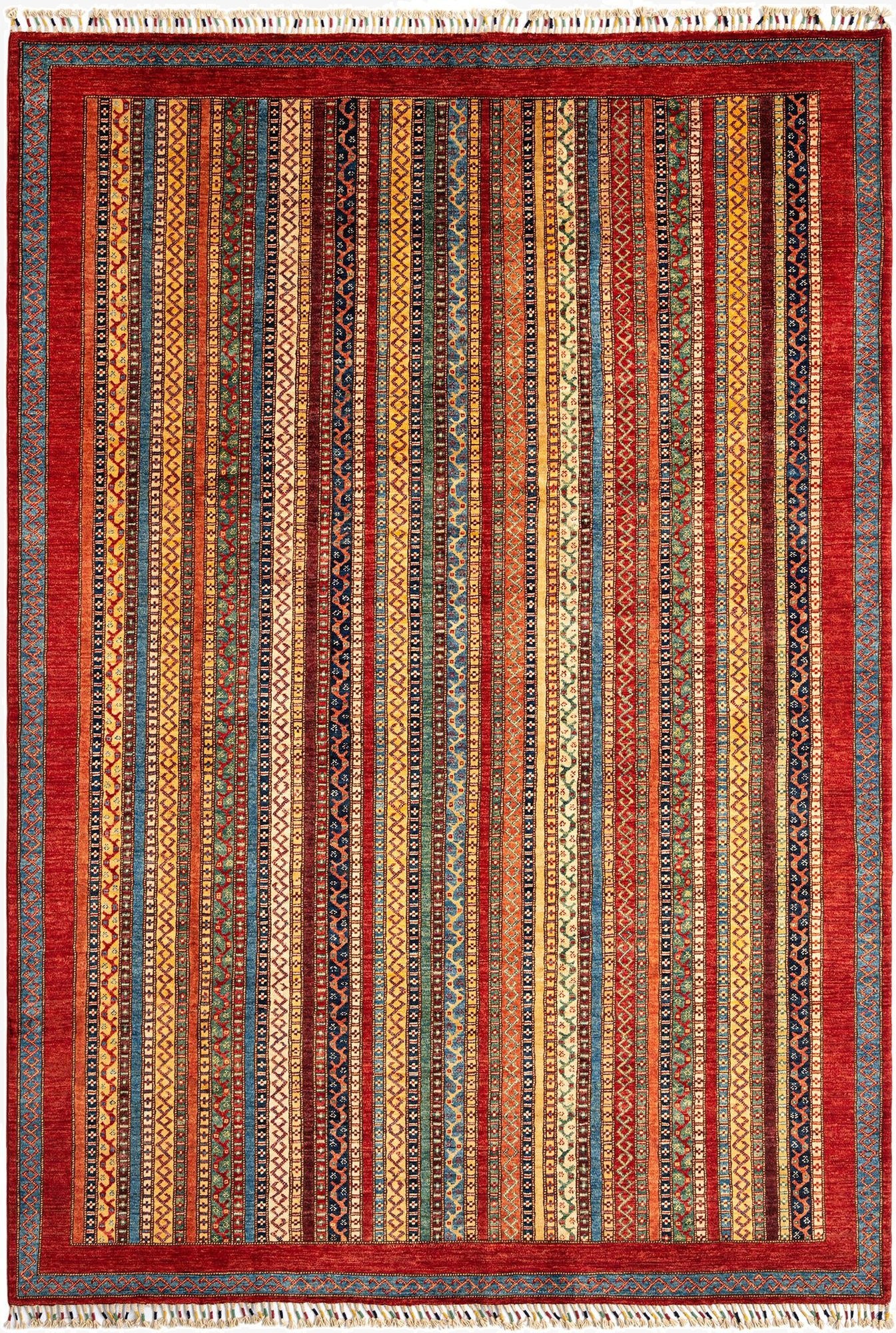  6' 8 x 9' 6 Torkman Wool Rug