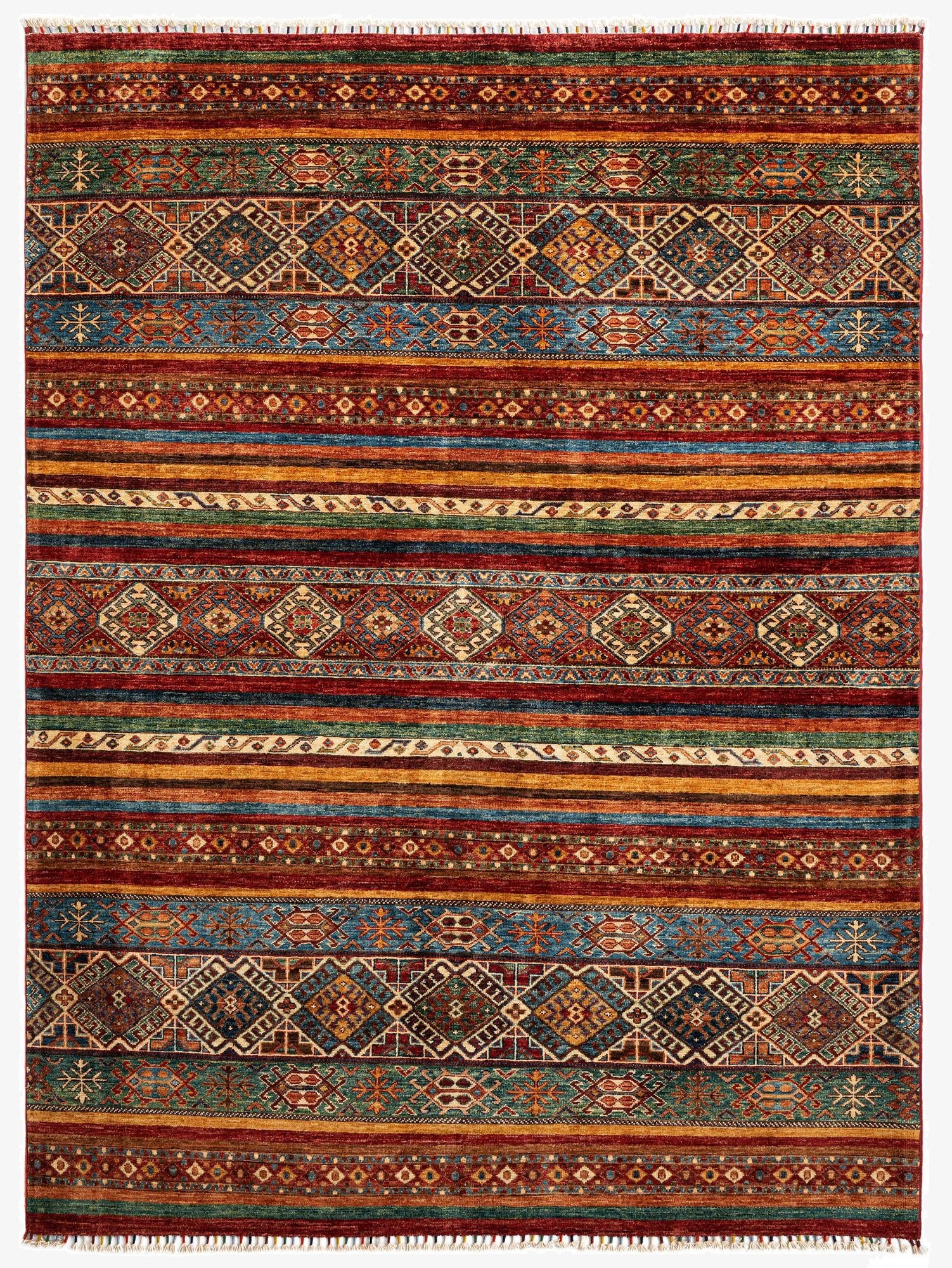  5' 10 x 7' 10 Torkman Wool Rug