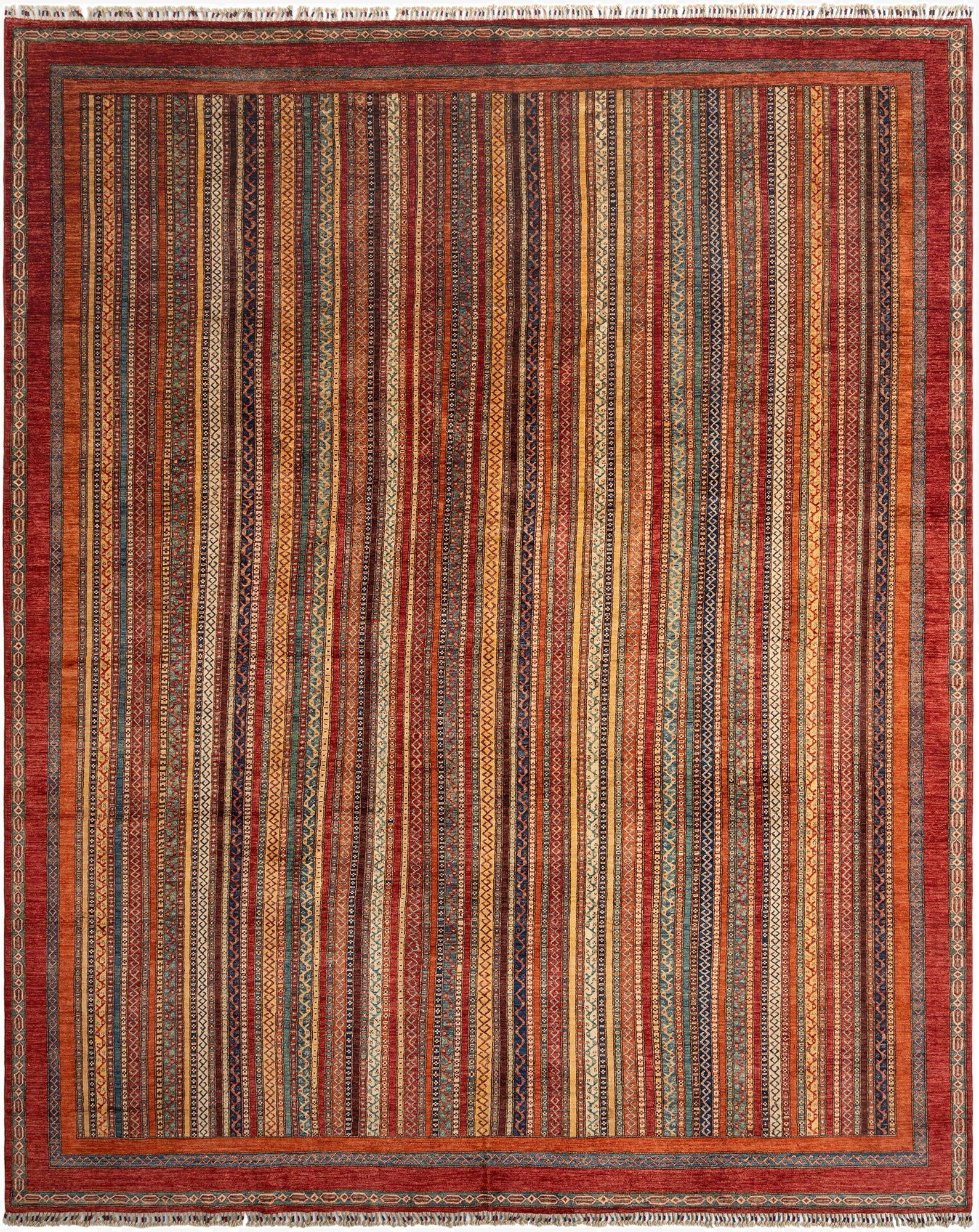  11' 9 x 14' 7 Torkman Wool Rug