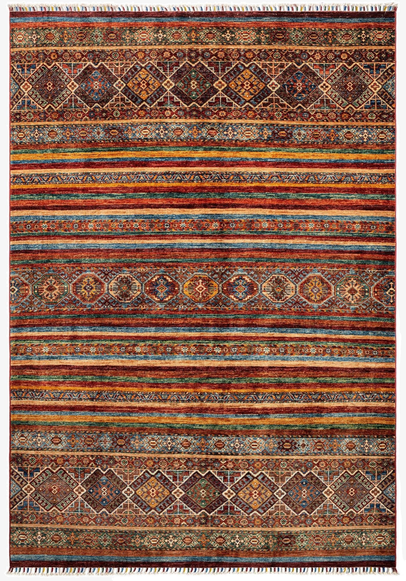  5' 10 x 8' 5 Torkman Wool Rug