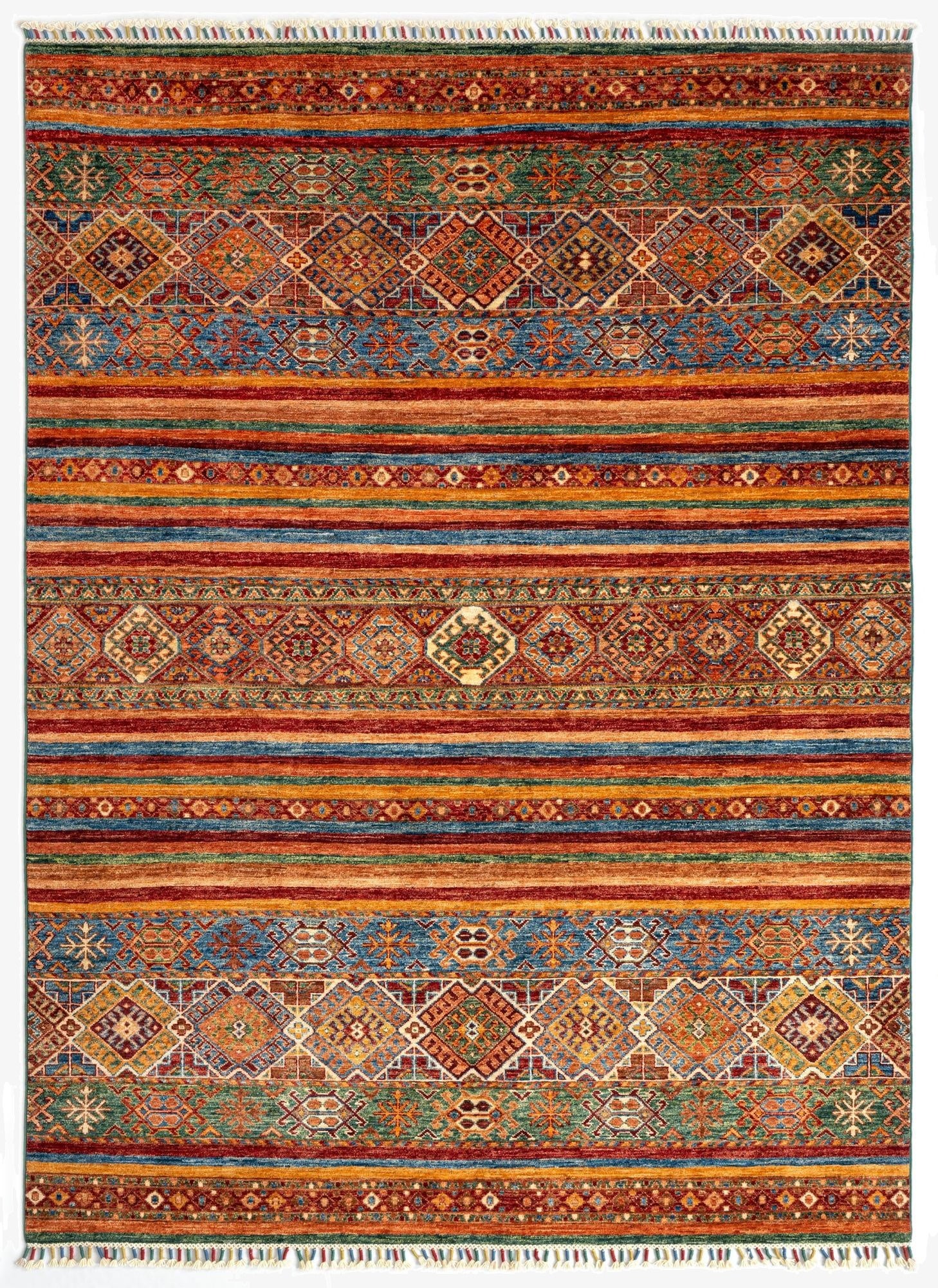  5' 7 x 8' 3 Torkman Wool Rug