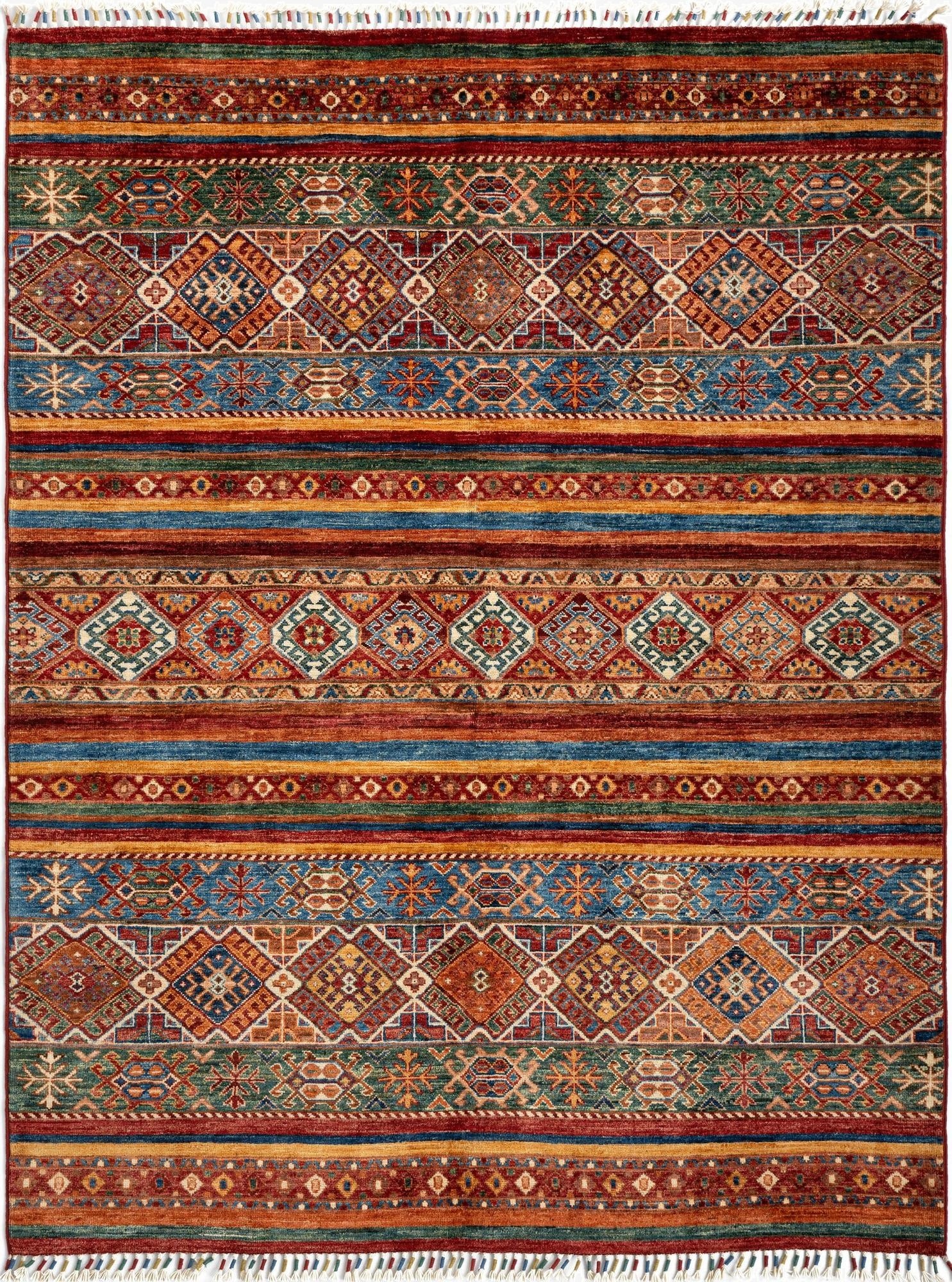  5' 2 x 6' 8 Torkman Wool Rug