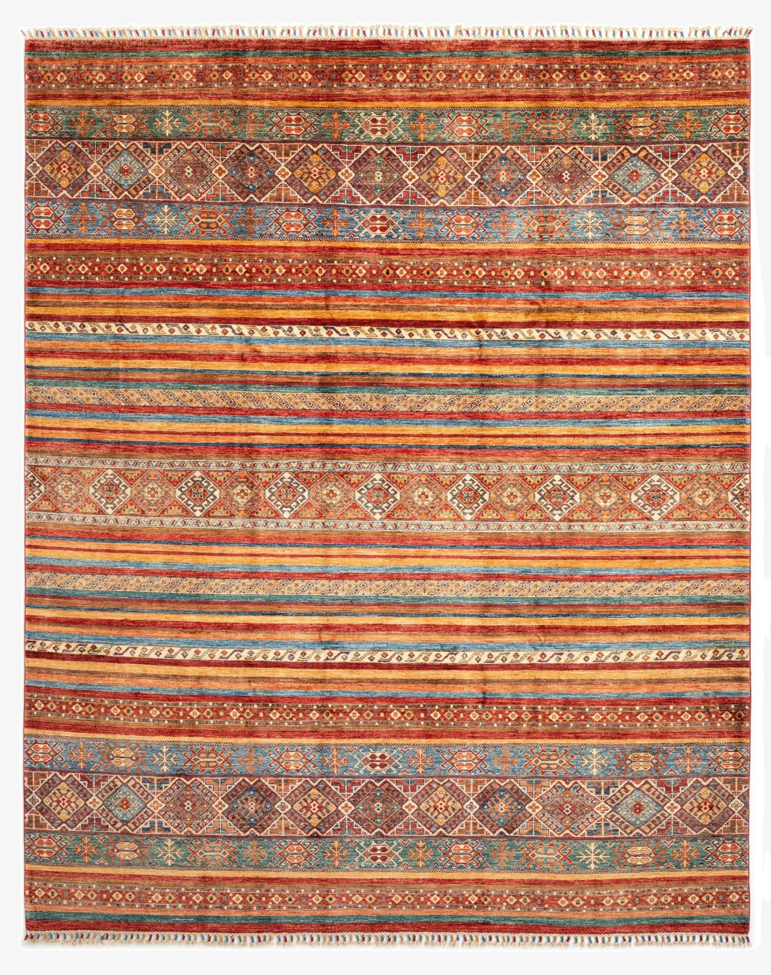  8' x 9' 10 Torkman Wool Rug