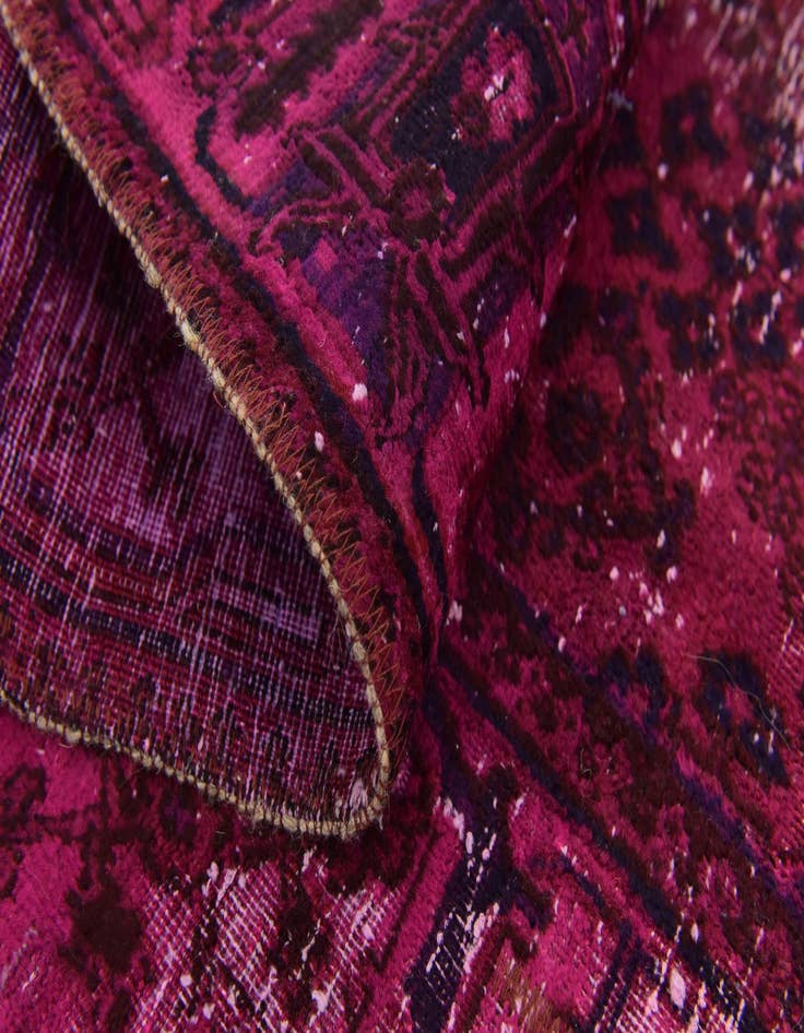 Detail image of  4' 2 x 5' 4  Hand Knotted Ultra Vintage Persian Wool Rug