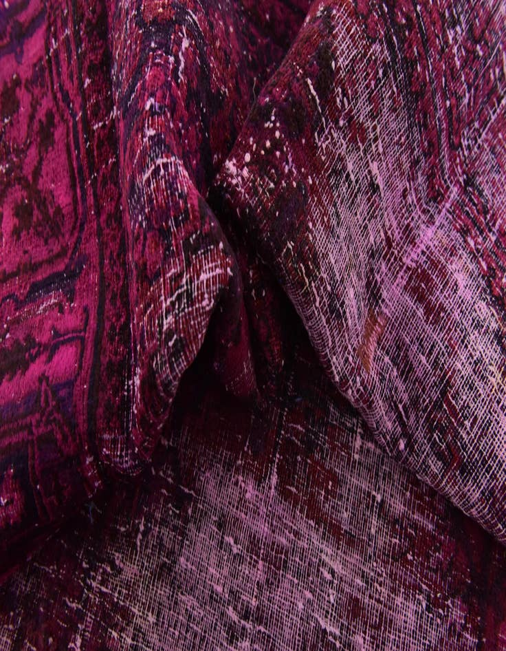 Detail image of  4' 2 x 5' 4  Hand Knotted Ultra Vintage Persian Wool Rug