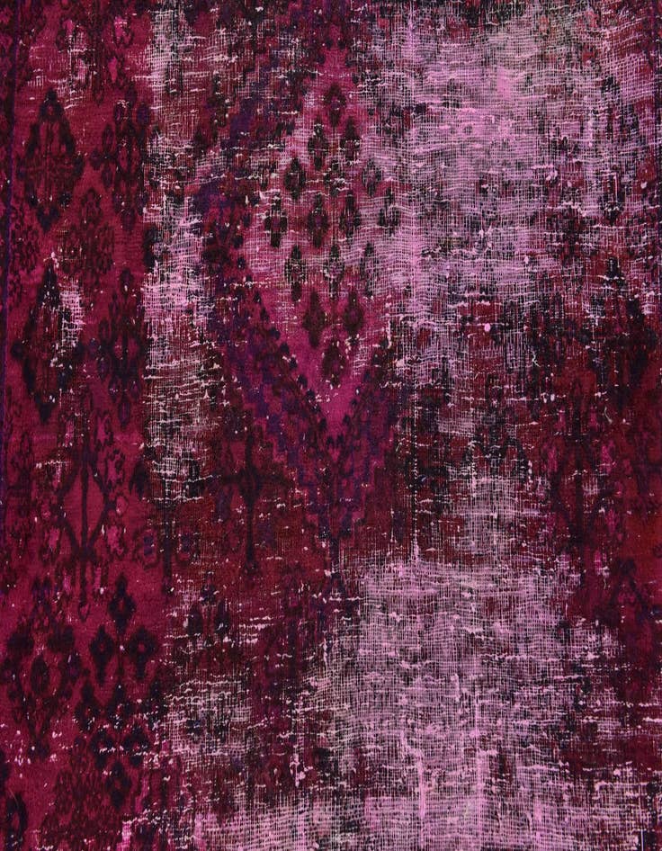 Detail image of  4' 2 x 5' 4  Hand Knotted Ultra Vintage Persian Wool Rug