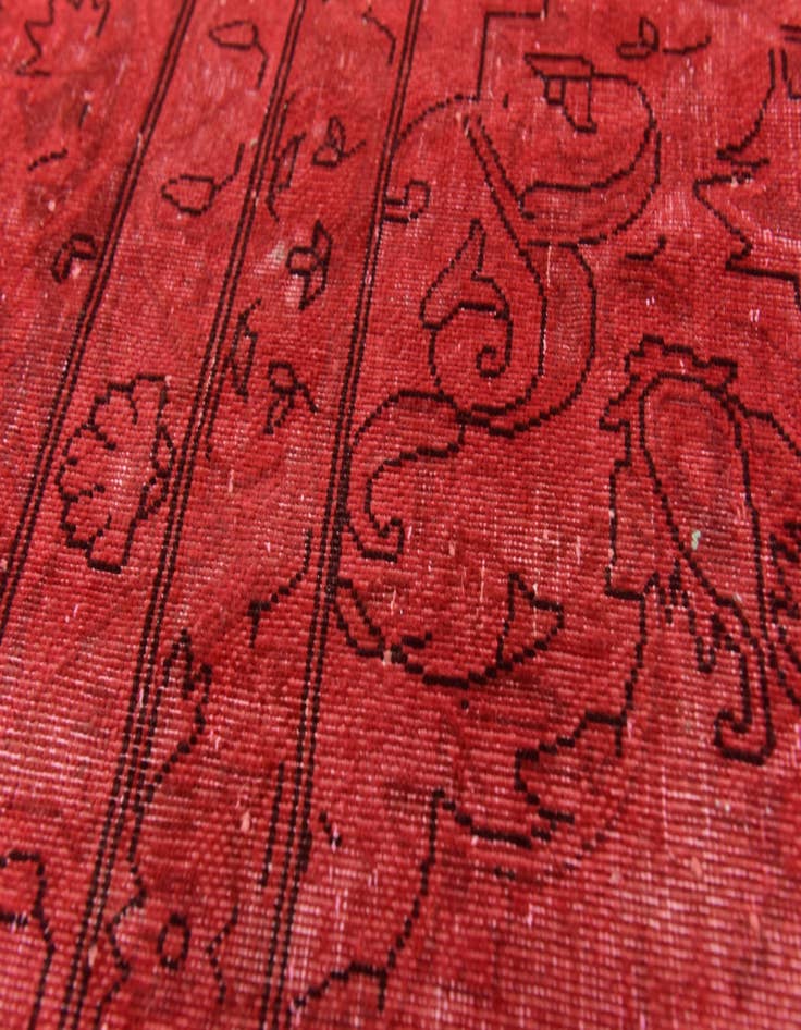 Detail image of  4' 5 x 6'  Hand Knotted Ultra Vintage Persian Wool Rug