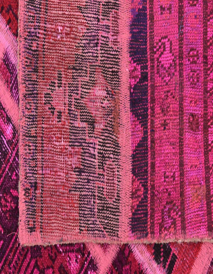 Detail image of  5' 8 x 7' 6  Hand Knotted Ultra Vintage Persian Wool Rug