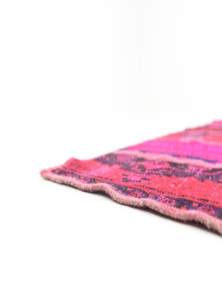 Detail image of  5' 8 x 7' 6  Hand Knotted Ultra Vintage Persian Wool Rug