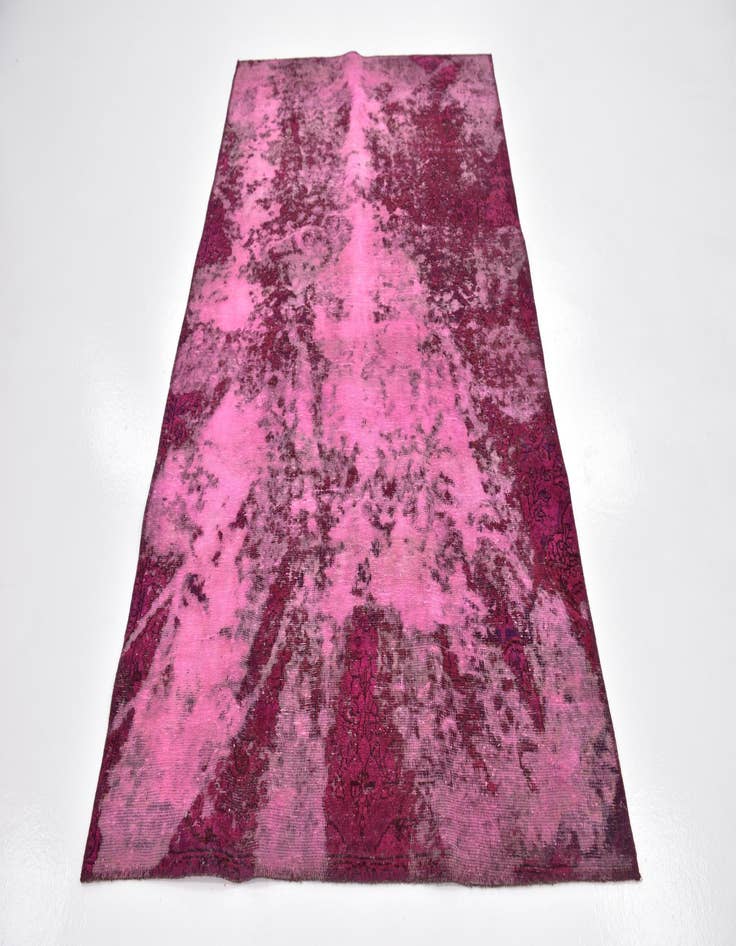 Detail image of  4' 3 x 7' 4  Hand Knotted Ultra Vintage Persian Wool Rug