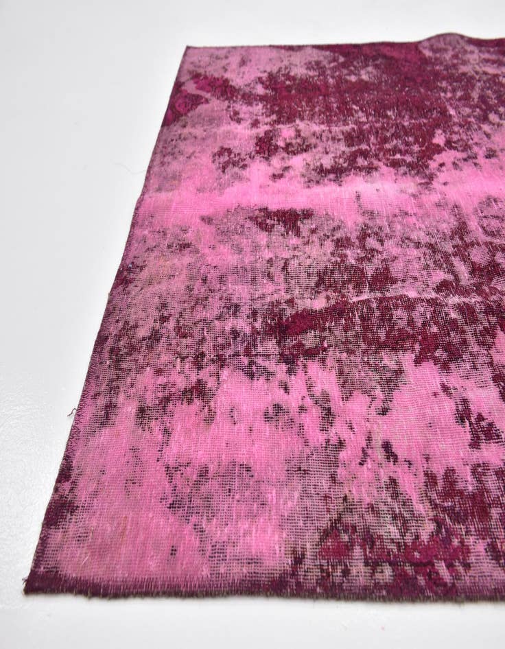 Detail image of  4' 3 x 7' 4  Hand Knotted Ultra Vintage Persian Wool Rug