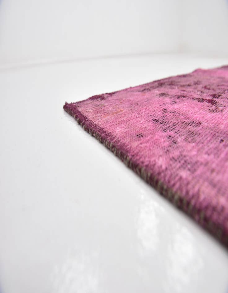 Detail image of  4' 3 x 7' 4  Hand Knotted Ultra Vintage Persian Wool Rug