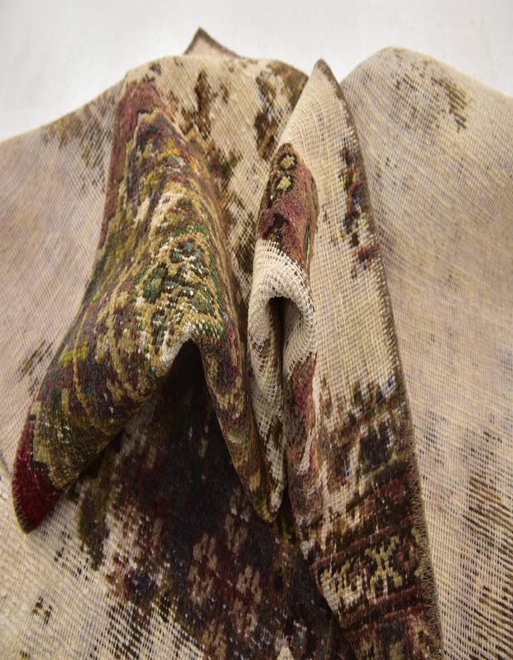 Detail image of  4' x 6' 3  Hand Knotted Ultra Vintage Persian Wool Rug