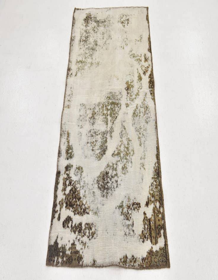 Detail image of  2' 6 x 4' 8  Hand Knotted Ultra Vintage Persian Wool Rug