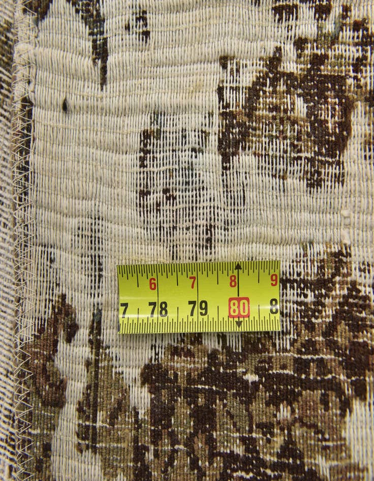 Detail image of  2' 6 x 4' 8  Hand Knotted Ultra Vintage Persian Wool Rug