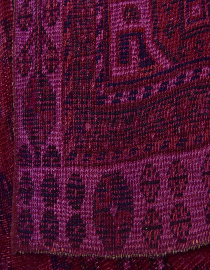 Detail image of  6' 4 x 9' 7  Hand Knotted Ultra Vintage Persian Wool Rug