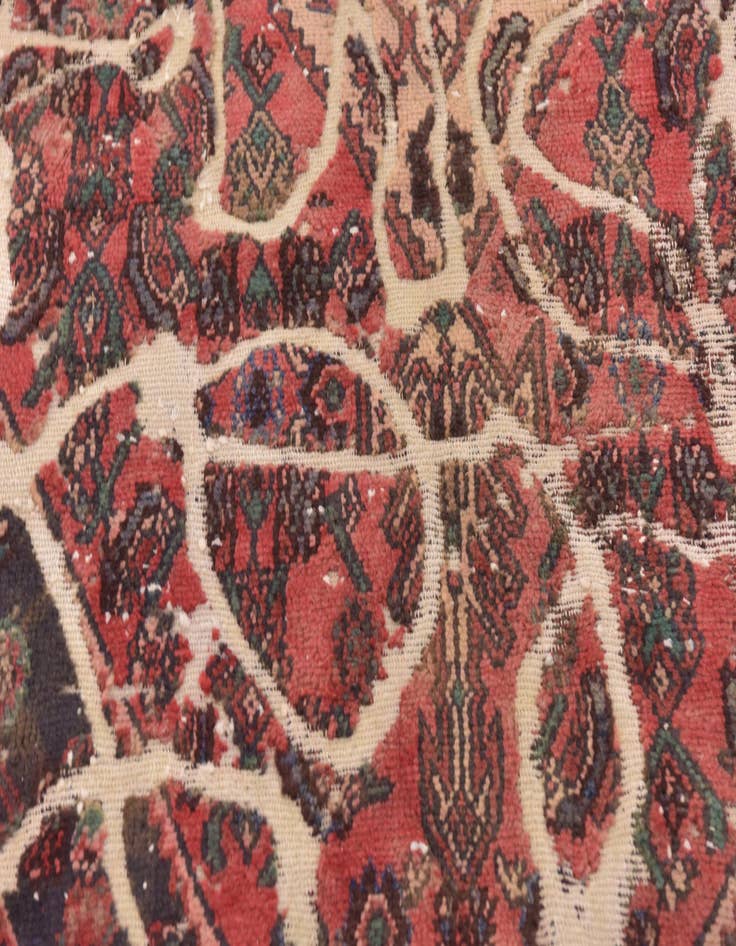 Detail image of  4' 5 x 6' 4  Hand Knotted Ultra Vintage Persian Wool Rug