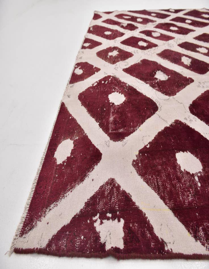 Detail image of  8' 10 x 11' 9  Hand Knotted Ultra Vintage Persian Wool Rug