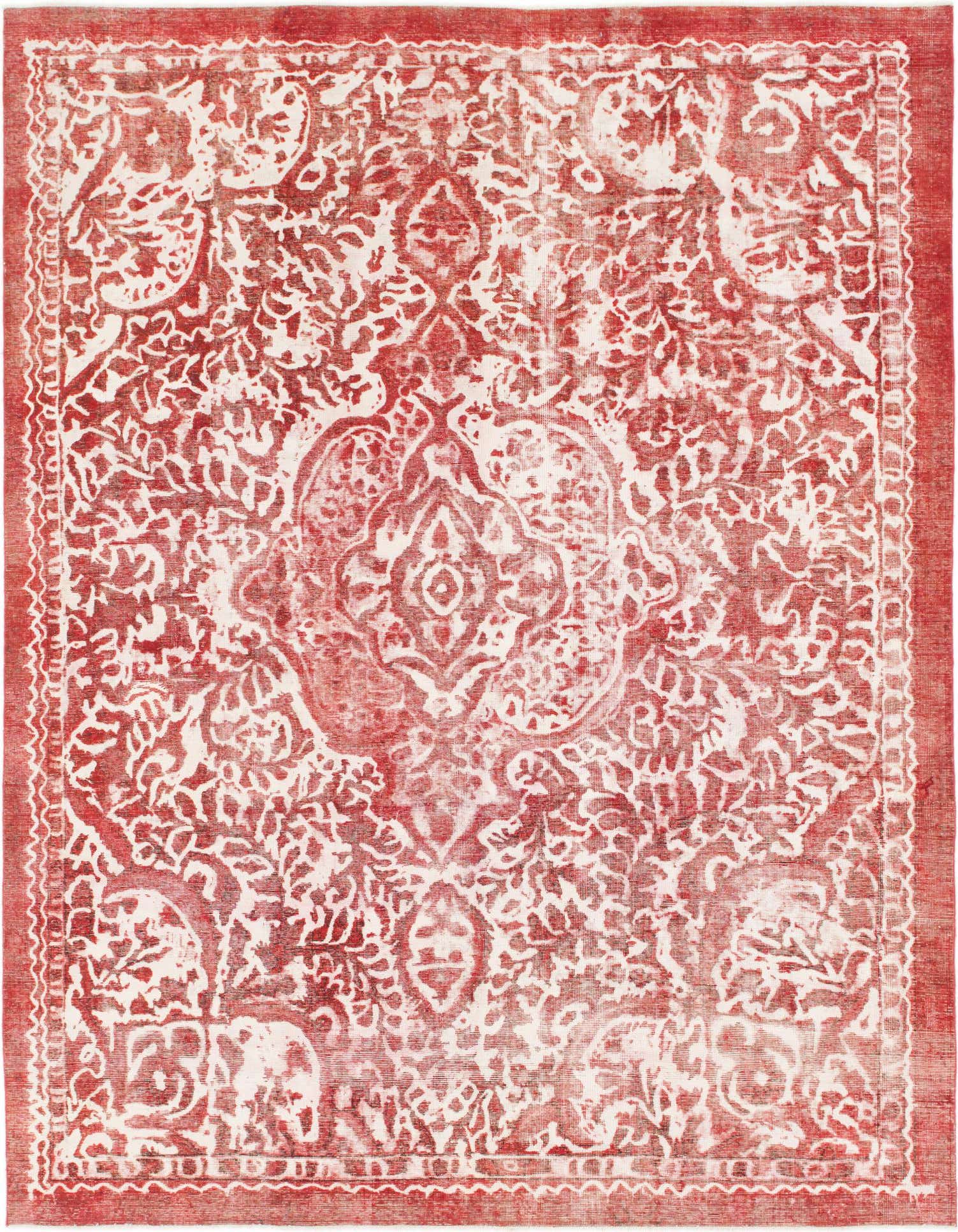 Primary image  8' 6 x 11' 4  Hand Knotted Ultra Vintage Persian Wool Rug