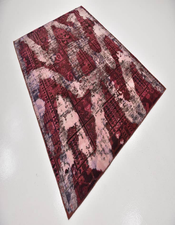 Detail image of  6' 6 x 8' 9  Hand Knotted Ultra Vintage Persian Wool Rug