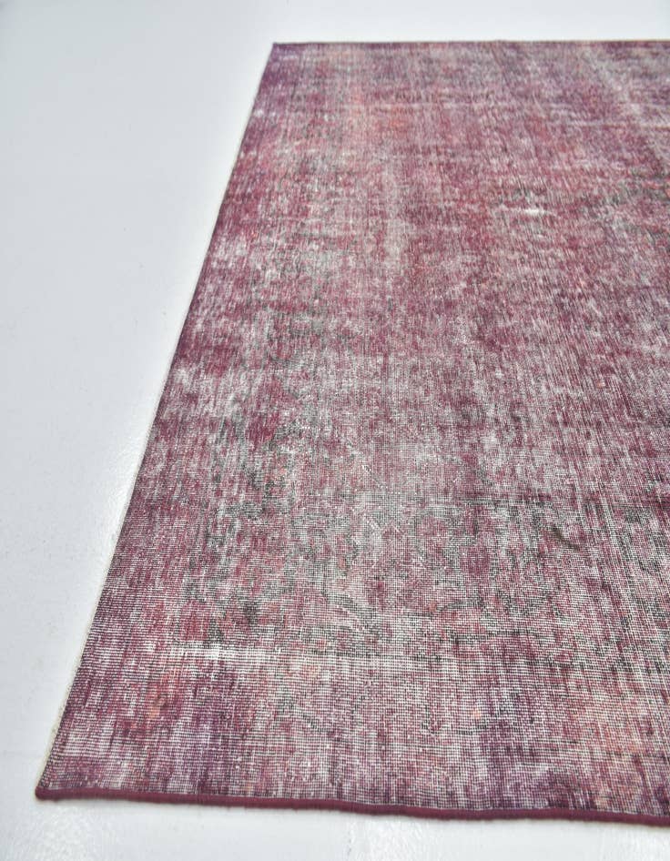 Detail image of  6' 5 x 9' 6  Hand Knotted Ultra Vintage Persian Wool Rug